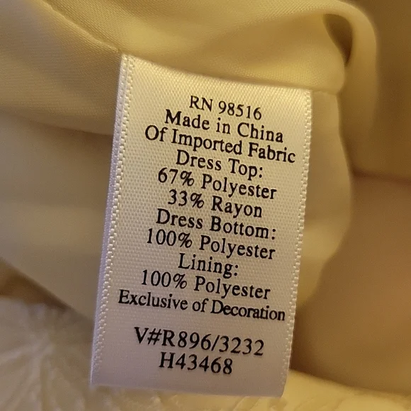 Coldwater Creek cream beaded sleeveless dress textured beaded jacket size 14…EUC - Picture 9 of 10